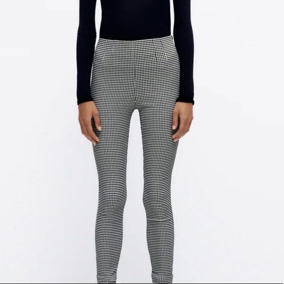 Zara Pants - ZARA Plaid Leggings